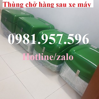 thùng chở hàng sau xe máy, thùng chở hàng shipper